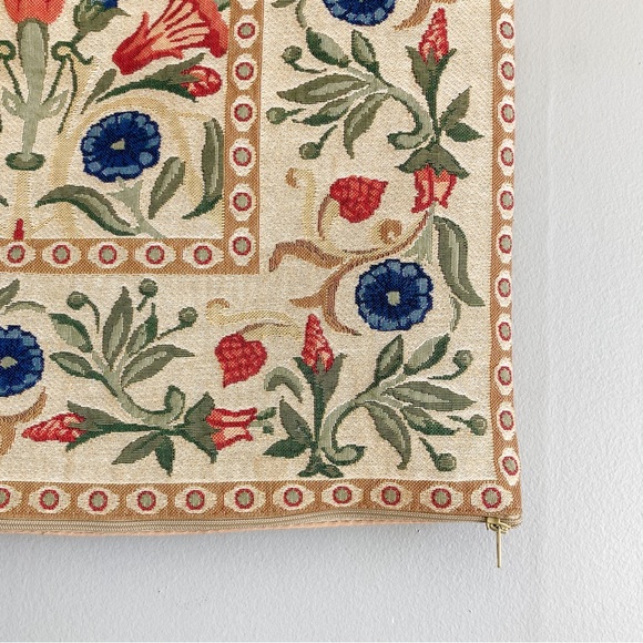 Floral Tapestry Castlecore Pillow Case - Picture 2 of 3